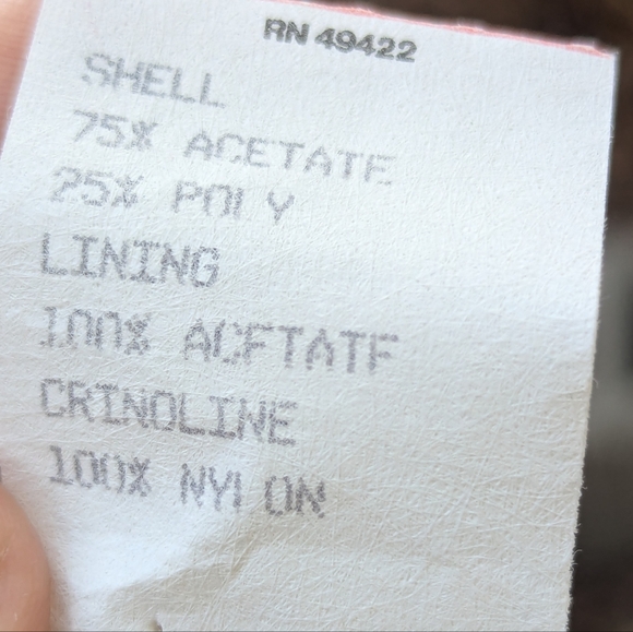 VINTAGE Jessica McClintock Brocade and Crinoline Skirt 80s - Picture 8 of 12